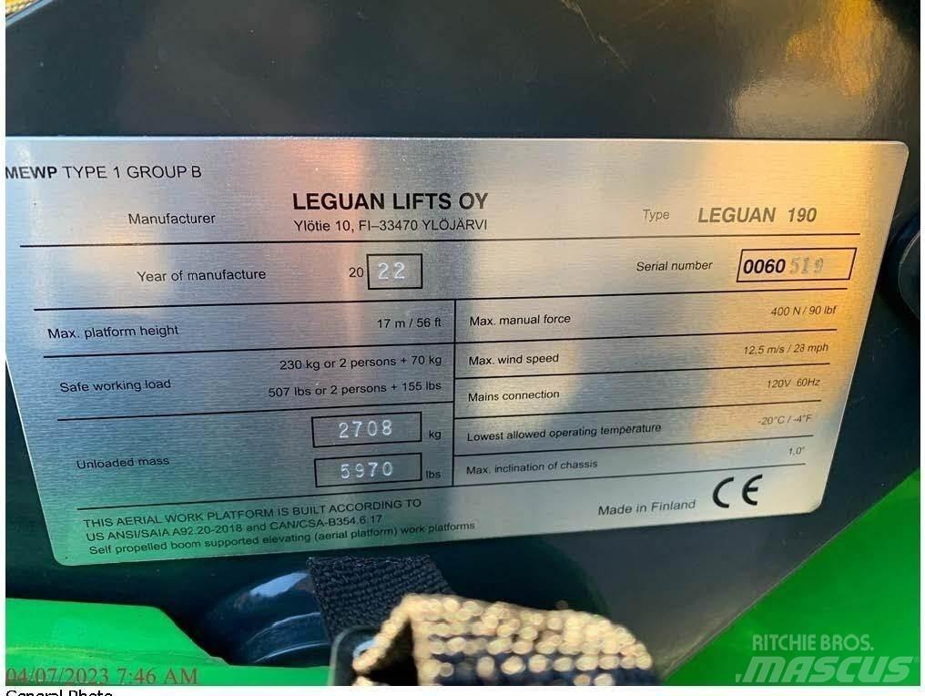 Avant LEGUAN 190 Колінчаті підйомники