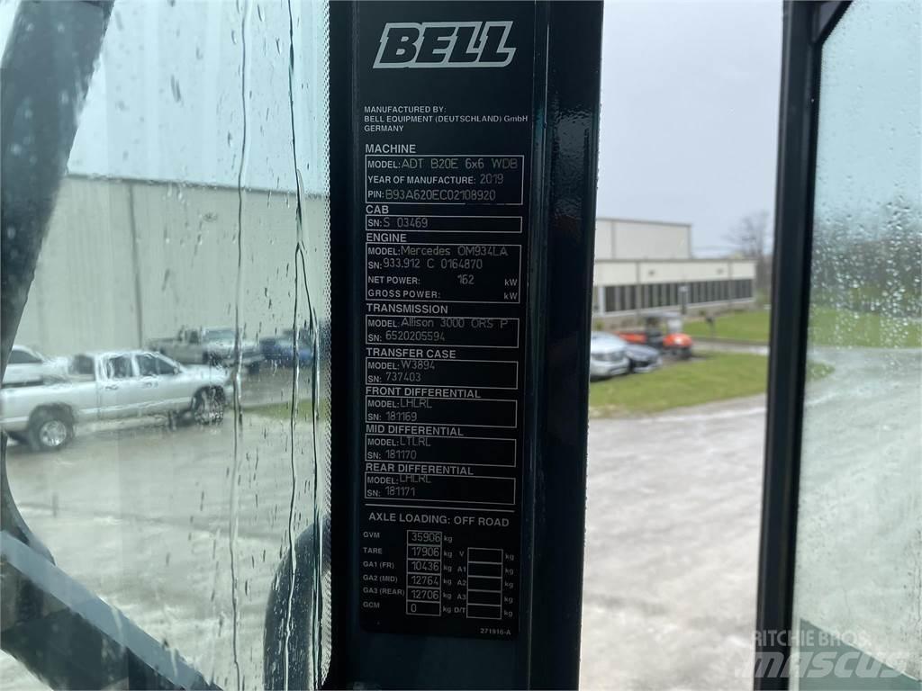 Bell B20E Зчленовані самоскиди