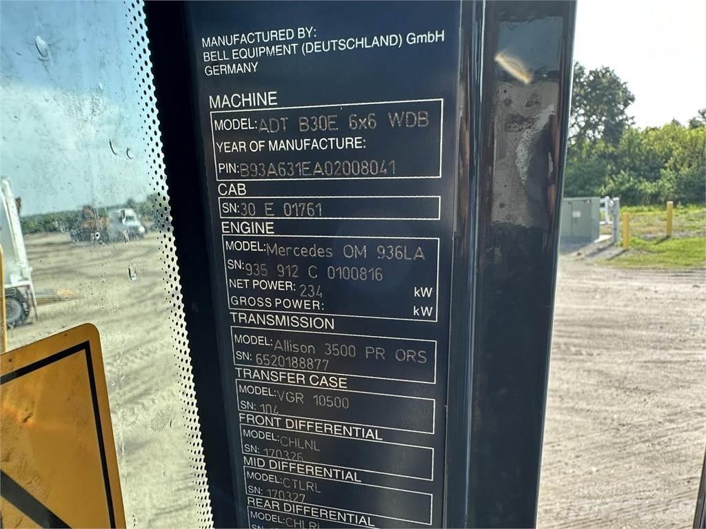 Bell B30E Зчленовані самоскиди