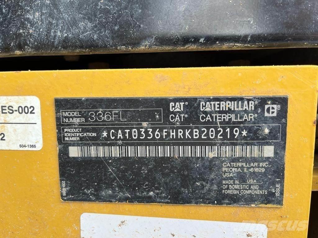 CAT 336FL Гусеничні екскаватори