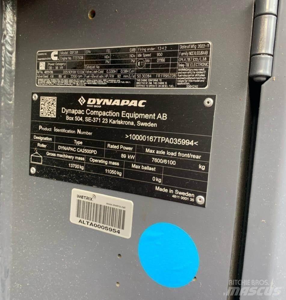 Dynapac CA2500PD Сміттєві преси