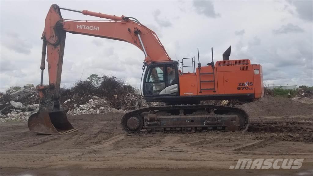 Hitachi ZX670 LC-5B Гусеничні екскаватори