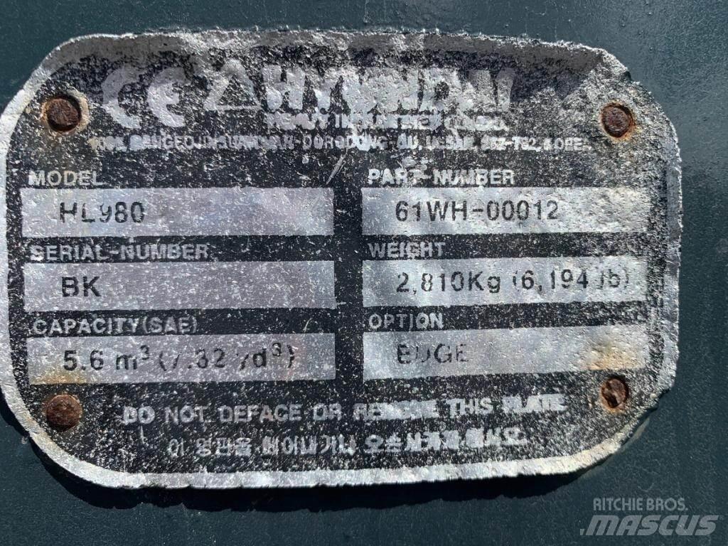 Hyundai HL980 Фронтальні навантажувачі