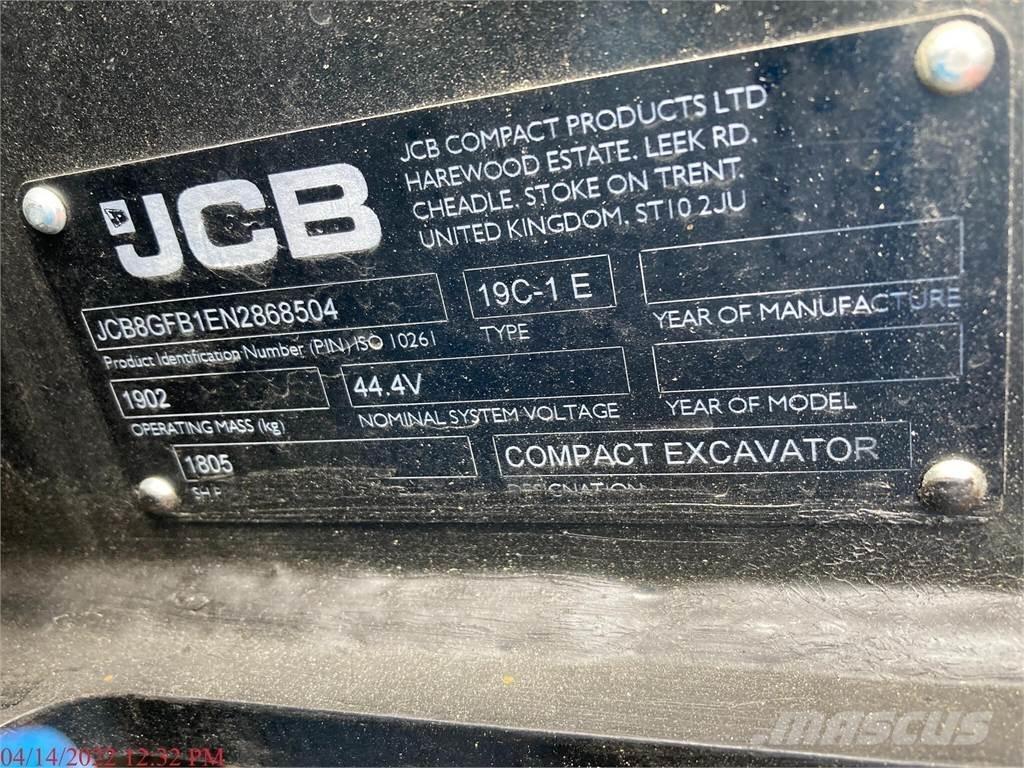 JCB 19C-1E Міні-екскаватори < 7т