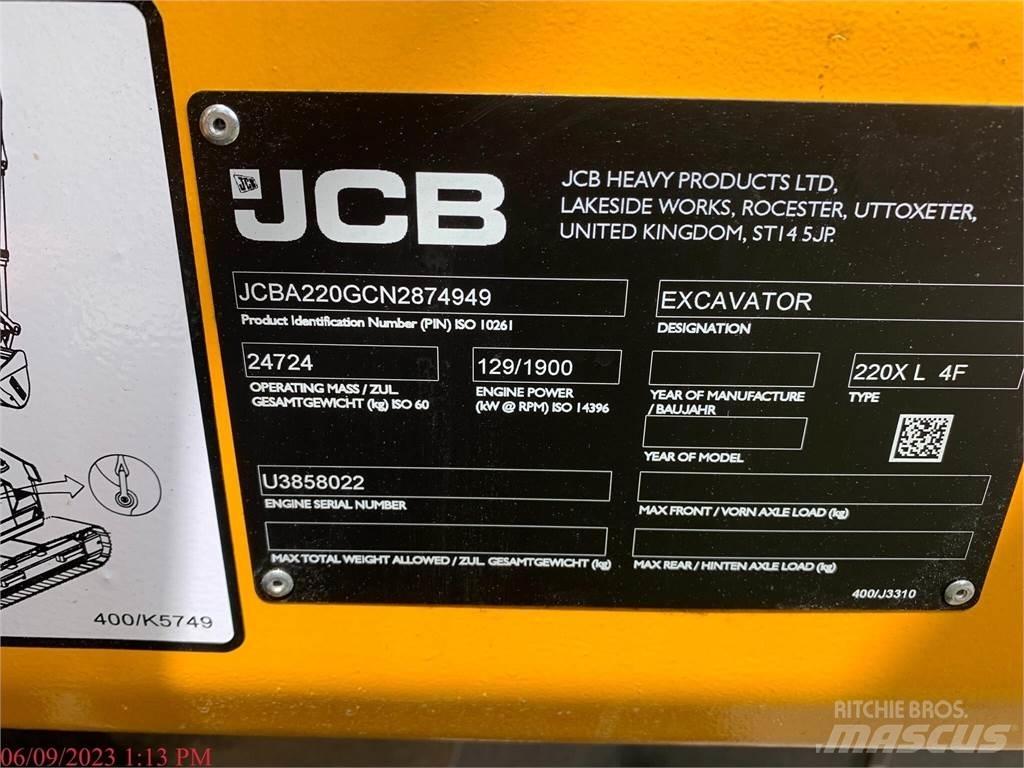 JCB 220X Гусеничні екскаватори