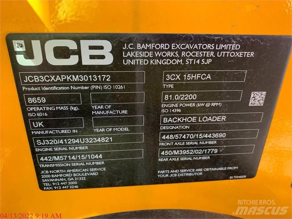 JCB 3CX15 SUPER Екскаватори-навантажувачі