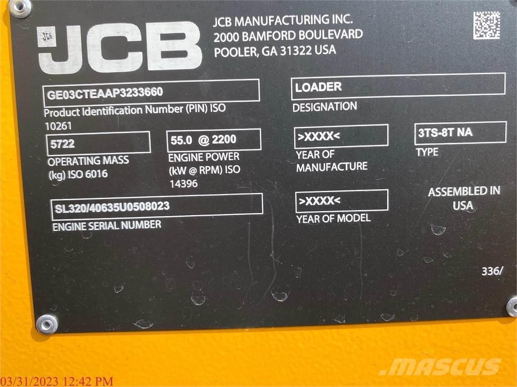 JCB 3TS-8T Міні-навантажувачі