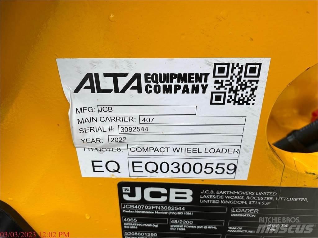 JCB 407 Фронтальні навантажувачі