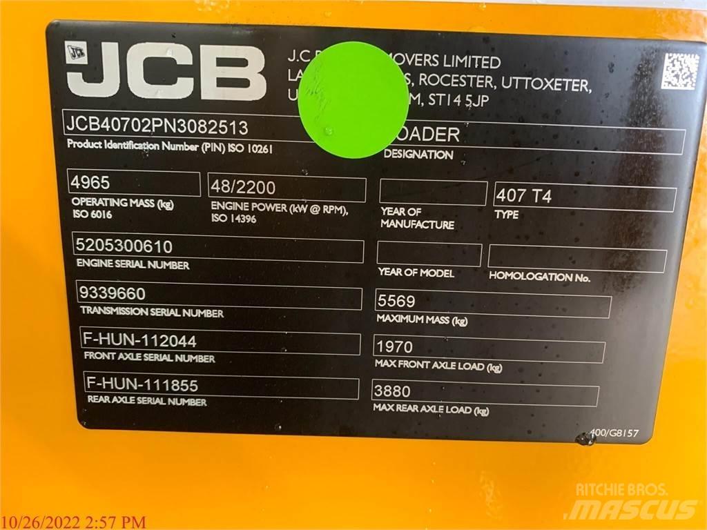 JCB 407B Фронтальні навантажувачі