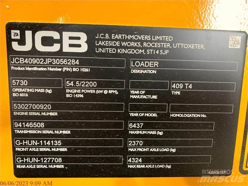 JCB 409 Фронтальні навантажувачі