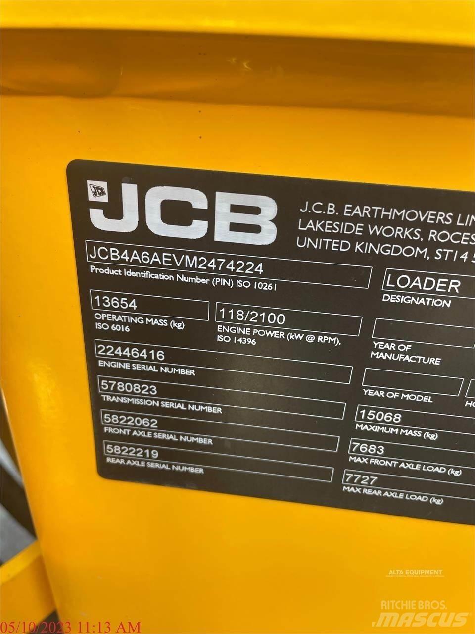 JCB 427ZX Фронтальні навантажувачі