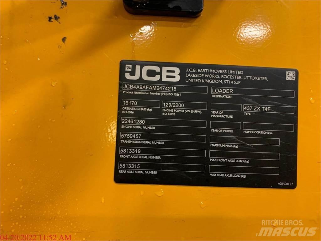 JCB 437ZX Фронтальні навантажувачі