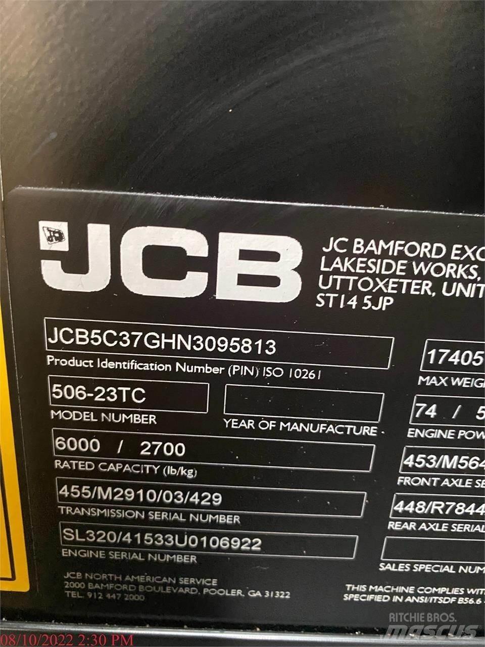JCB 506-23TC Телескопічні навантажувачі