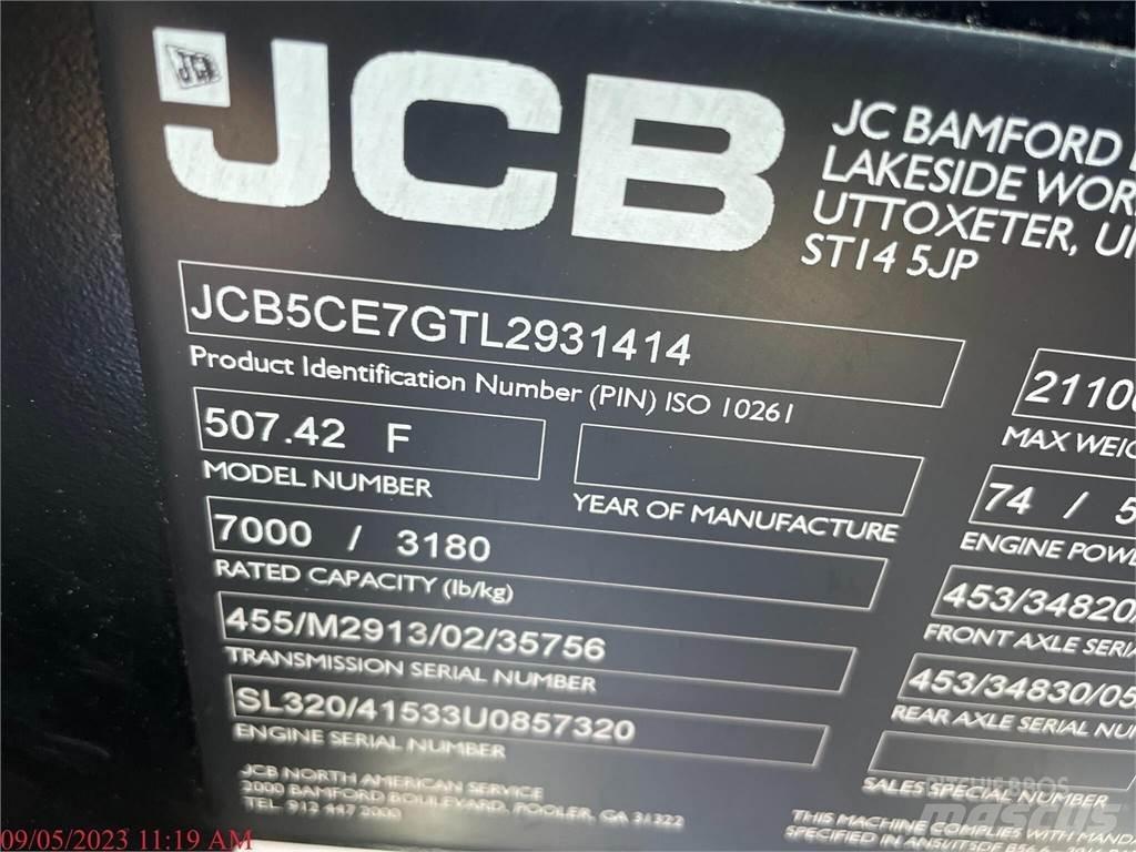 JCB 507-42 Телескопічні навантажувачі