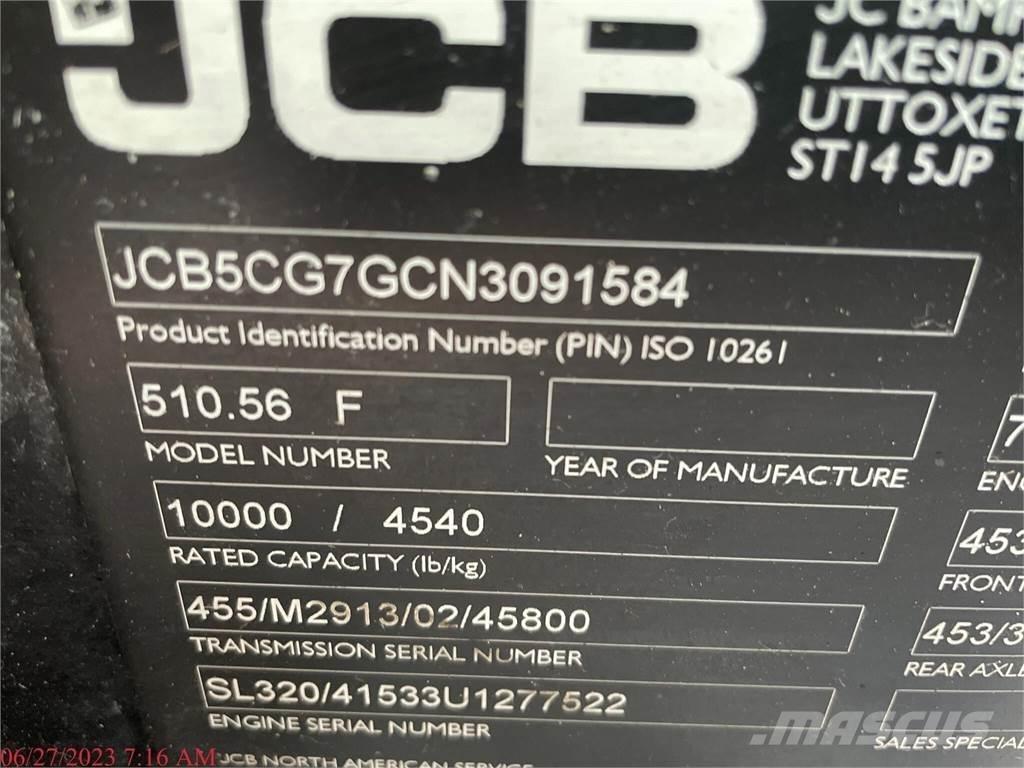 JCB 510-56 Телескопічні навантажувачі