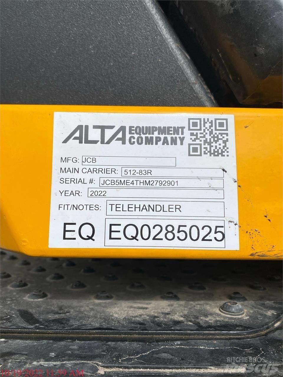 JCB 512-83R Телескопічні навантажувачі