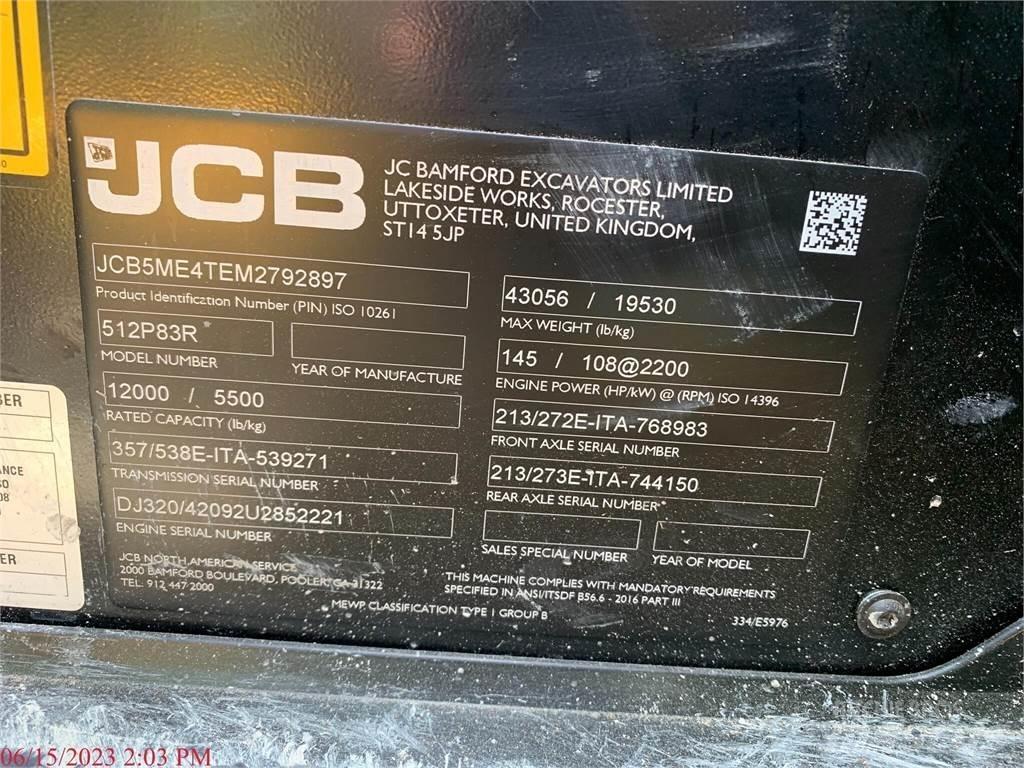 JCB 512-83R Телескопічні навантажувачі