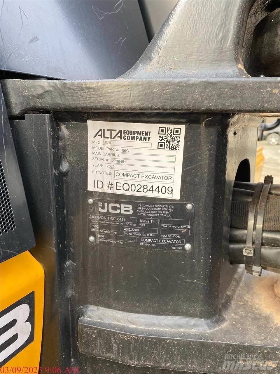 JCB 86C-2 Гусеничні екскаватори