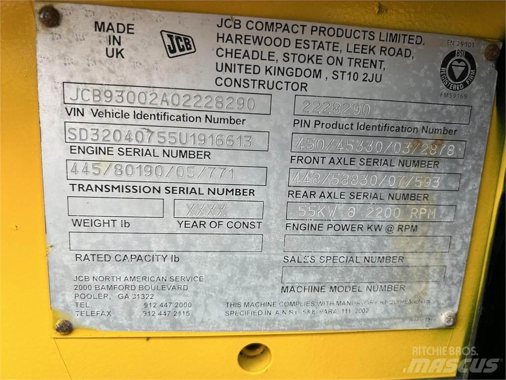 JCB 930 Навантажувачі підвищеної прохідності