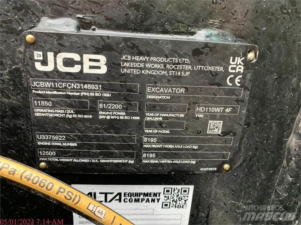 JCB HD110W Колісні екскаватори