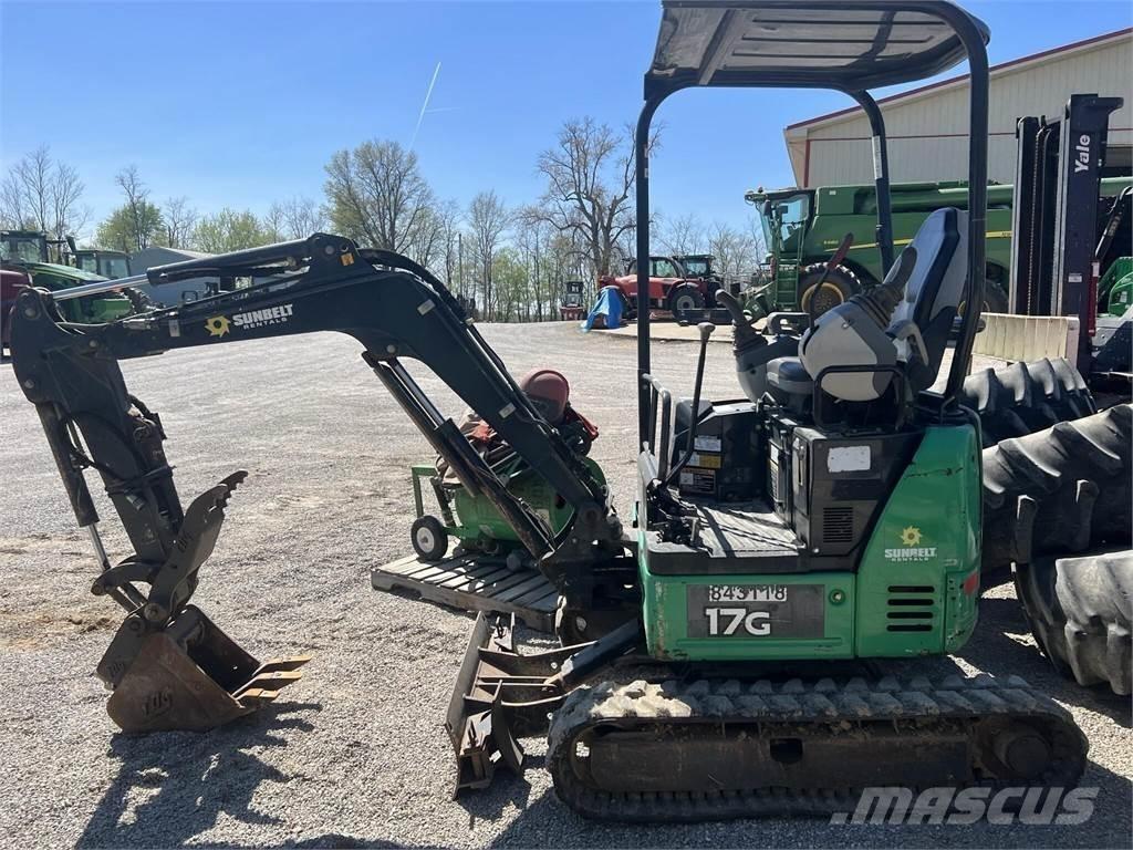 John Deere 17G Міні-екскаватори < 7т