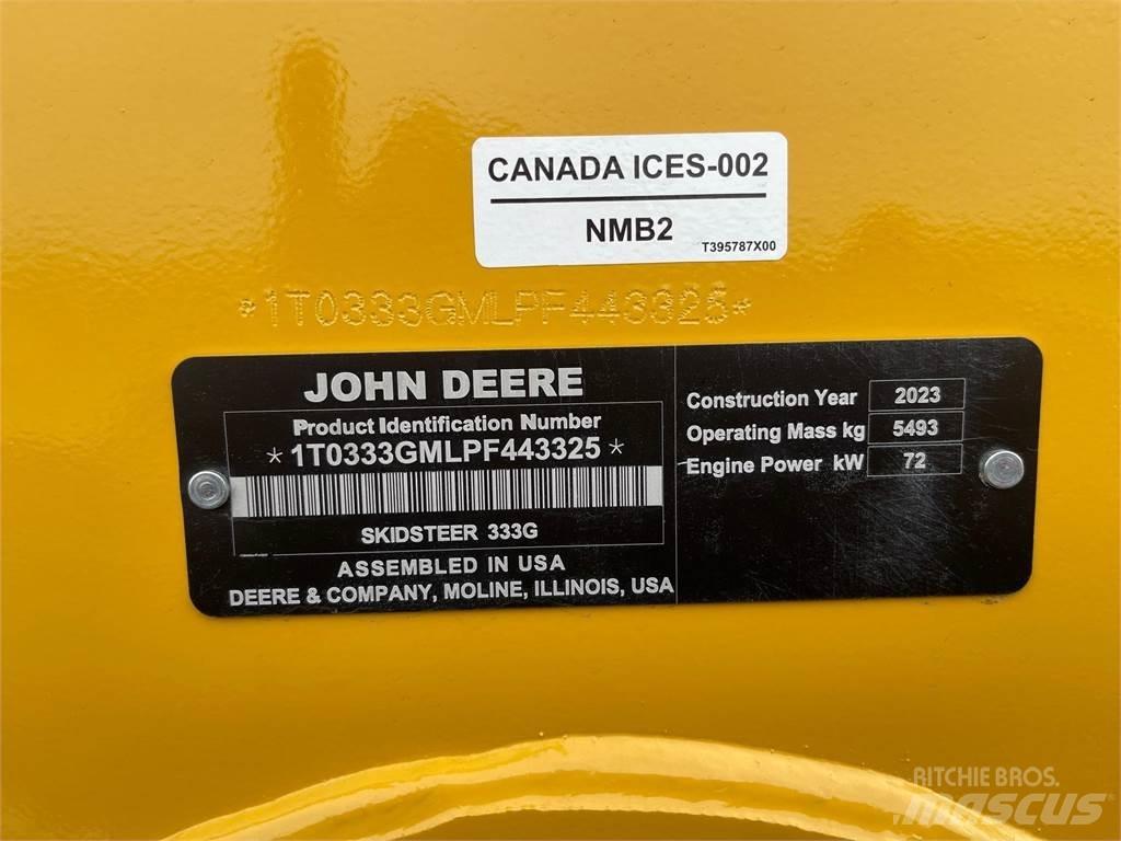 John Deere 333G Лісові мулчери