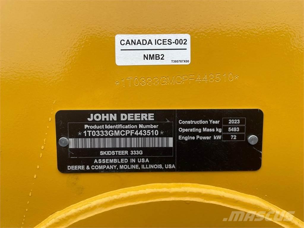 John Deere 333G Міні-навантажувачі