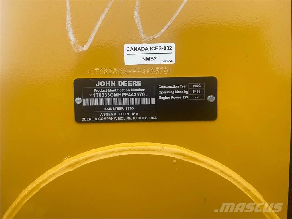 John Deere 333G Міні-навантажувачі