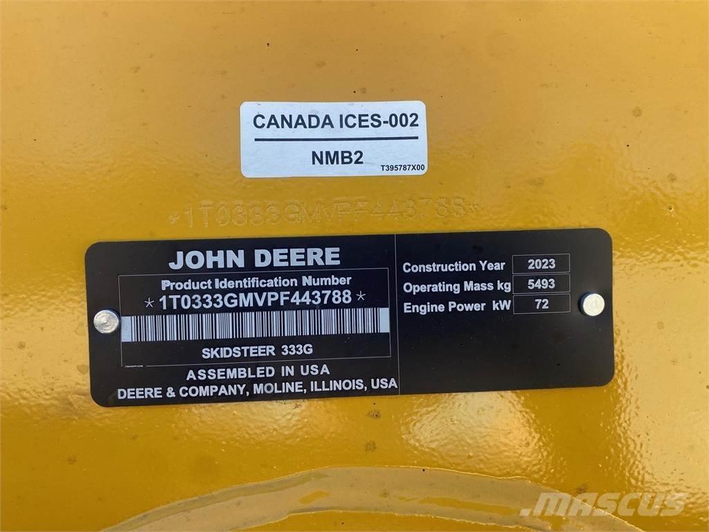 John Deere 333G Міні-навантажувачі