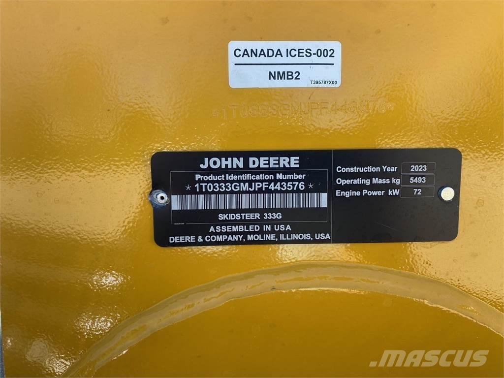 John Deere 333G Міні-навантажувачі