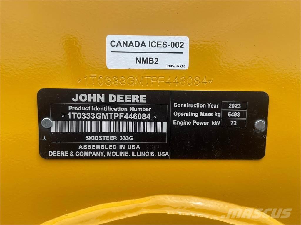 John Deere 333G Міні-навантажувачі
