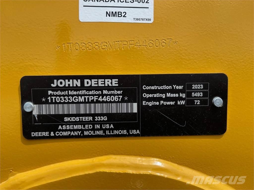 John Deere 333G Міні-навантажувачі