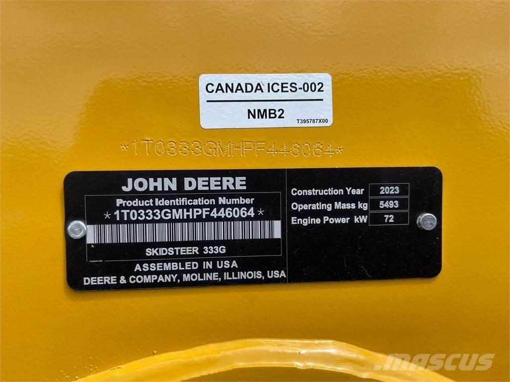 John Deere 333G Міні-навантажувачі