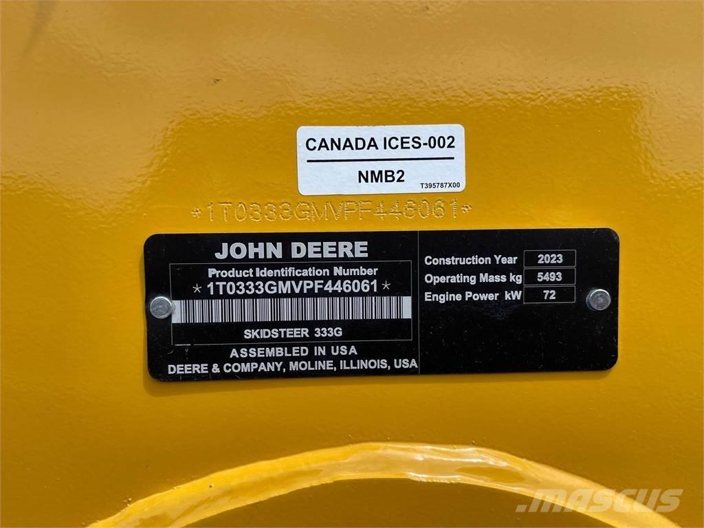 John Deere 333G Міні-навантажувачі