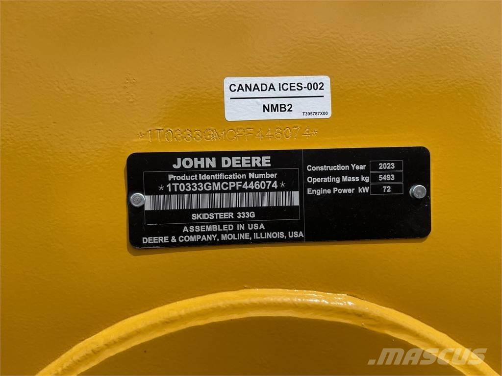 John Deere 333G Міні-навантажувачі