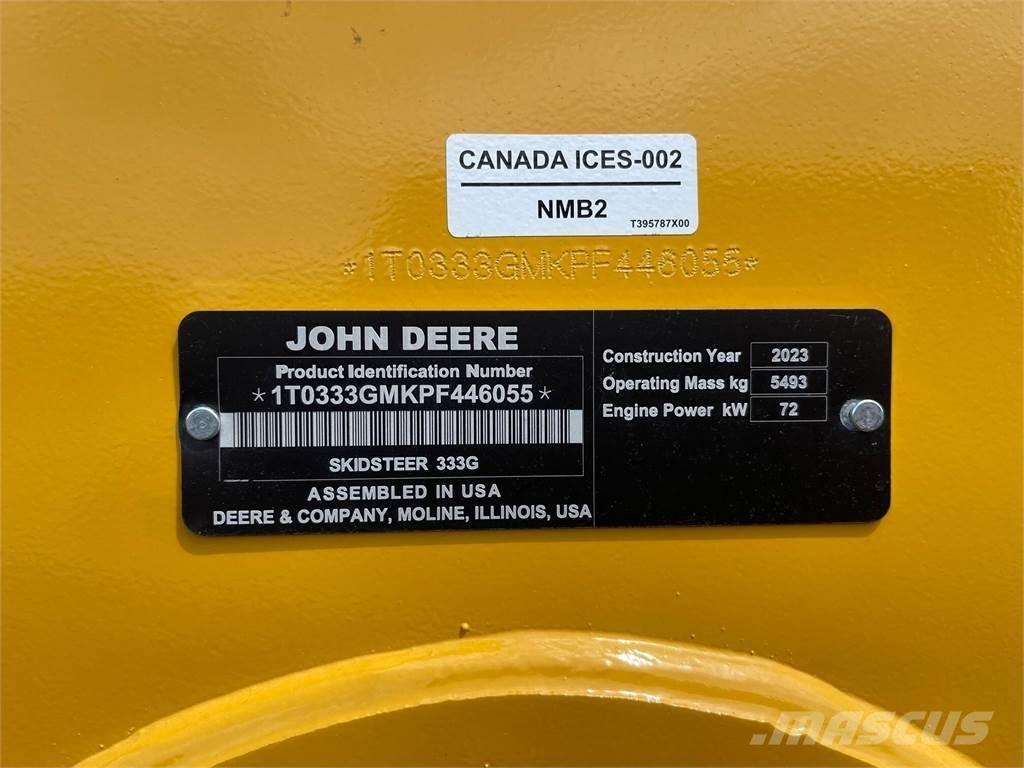 John Deere 333G Міні-навантажувачі