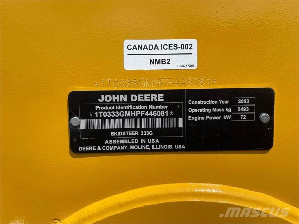 John Deere 333G Міні-навантажувачі