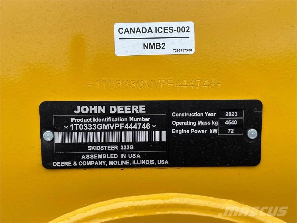 John Deere 333G Міні-навантажувачі