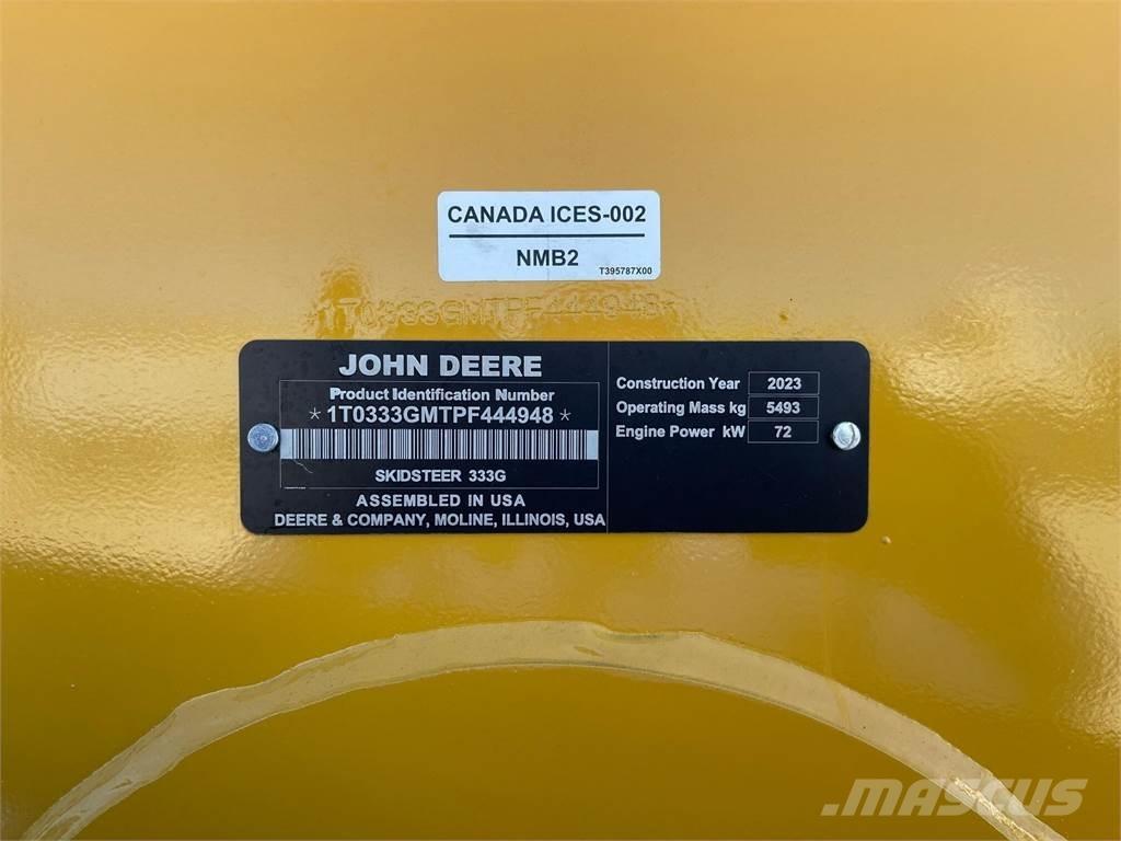 John Deere 333G Міні-навантажувачі