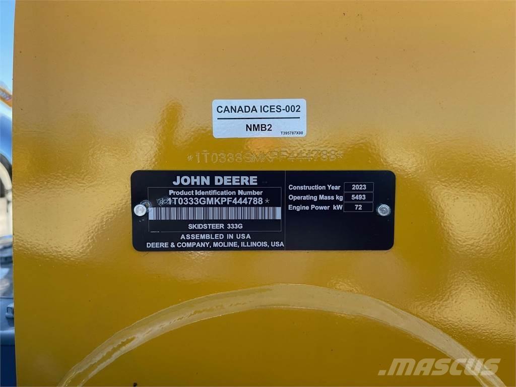 John Deere 333G Міні-навантажувачі