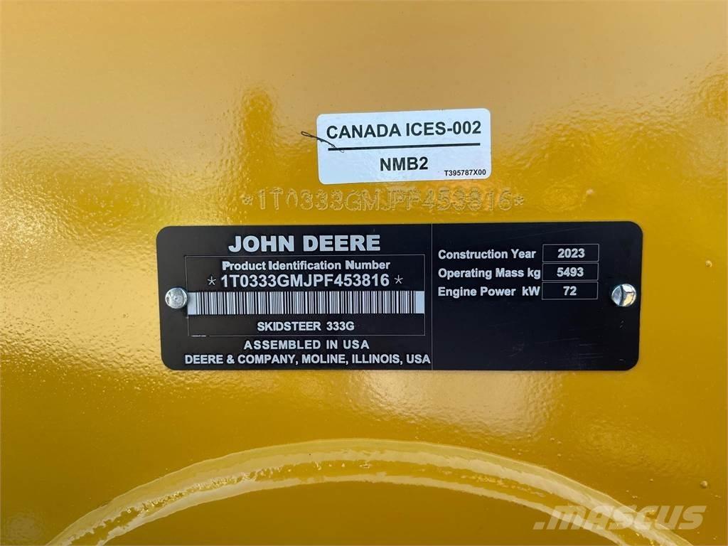 John Deere 333G Міні-навантажувачі