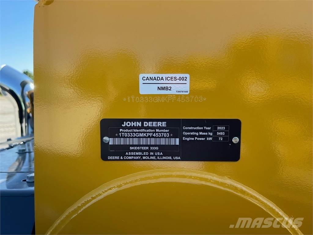 John Deere 333G Міні-навантажувачі