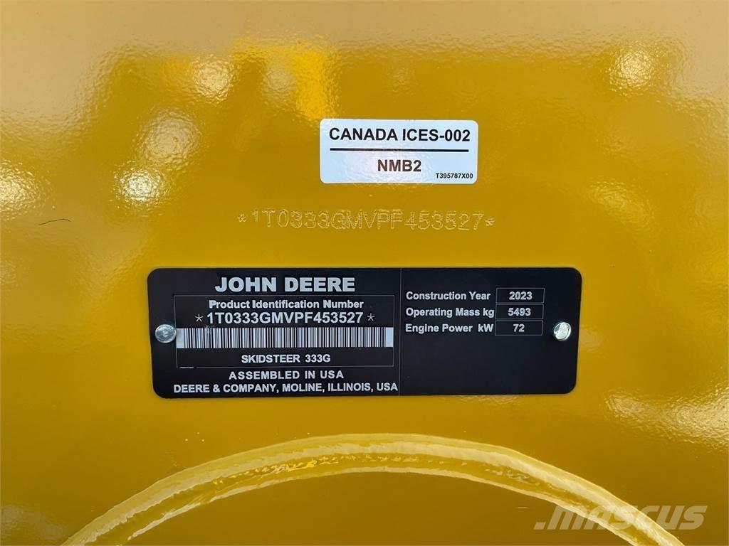 John Deere 333G Міні-навантажувачі