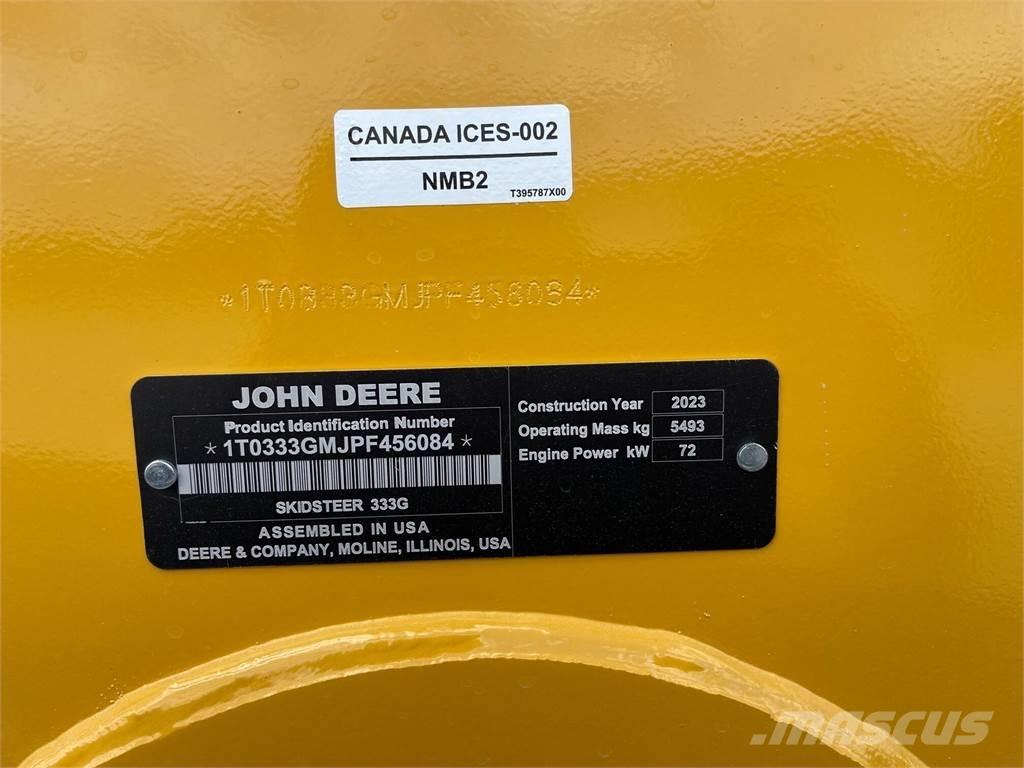 John Deere 333G Міні-навантажувачі