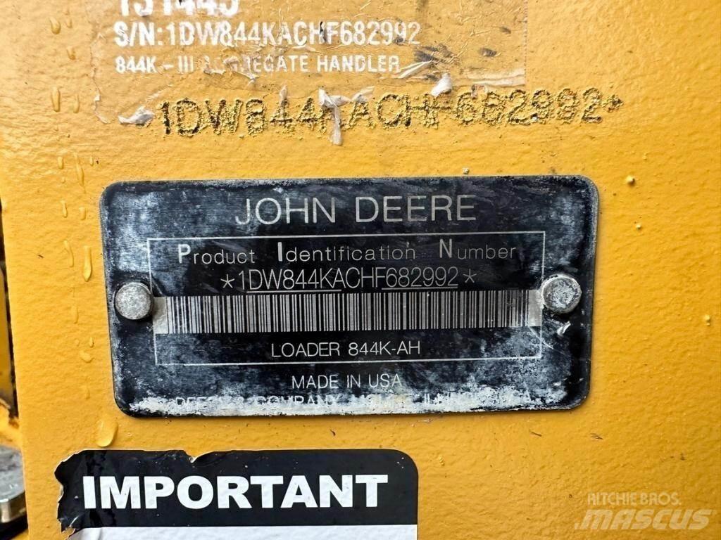 John Deere 844KIII Фронтальні навантажувачі