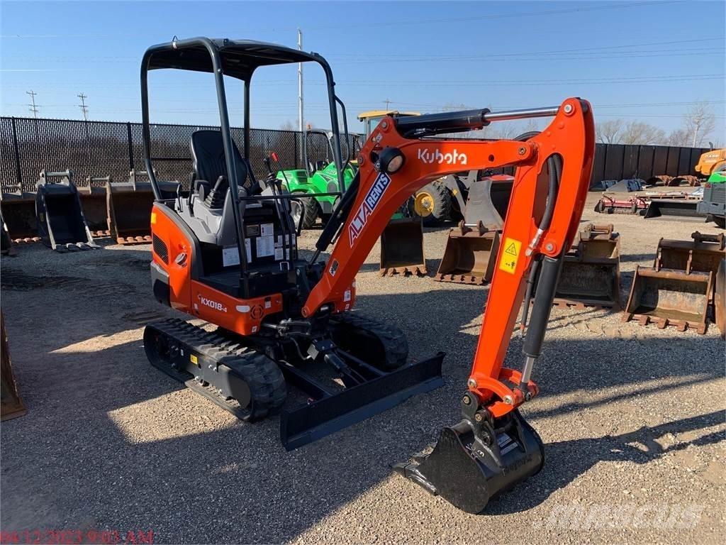 Kubota KX018-4 Міні-екскаватори < 7т