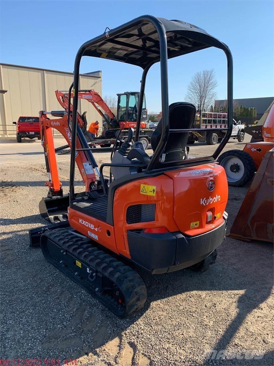 Kubota KX018-4 Міні-екскаватори < 7т