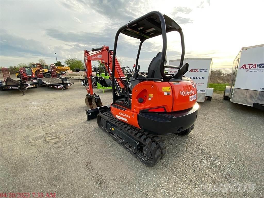 Kubota KX040-4 Міні-екскаватори < 7т