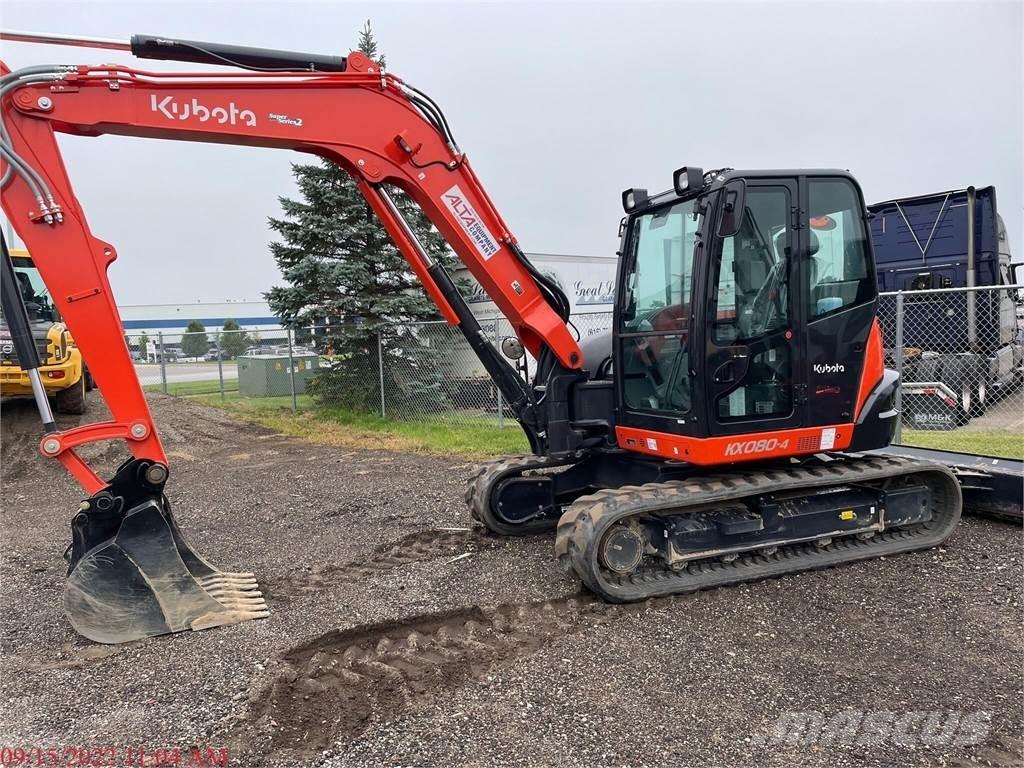 Kubota KX080-4 Гусеничні екскаватори