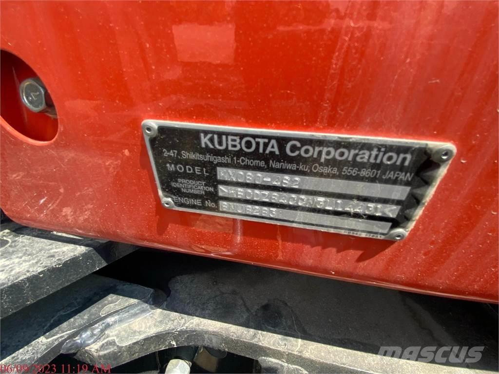 Kubota KX080-4 Гусеничні екскаватори
